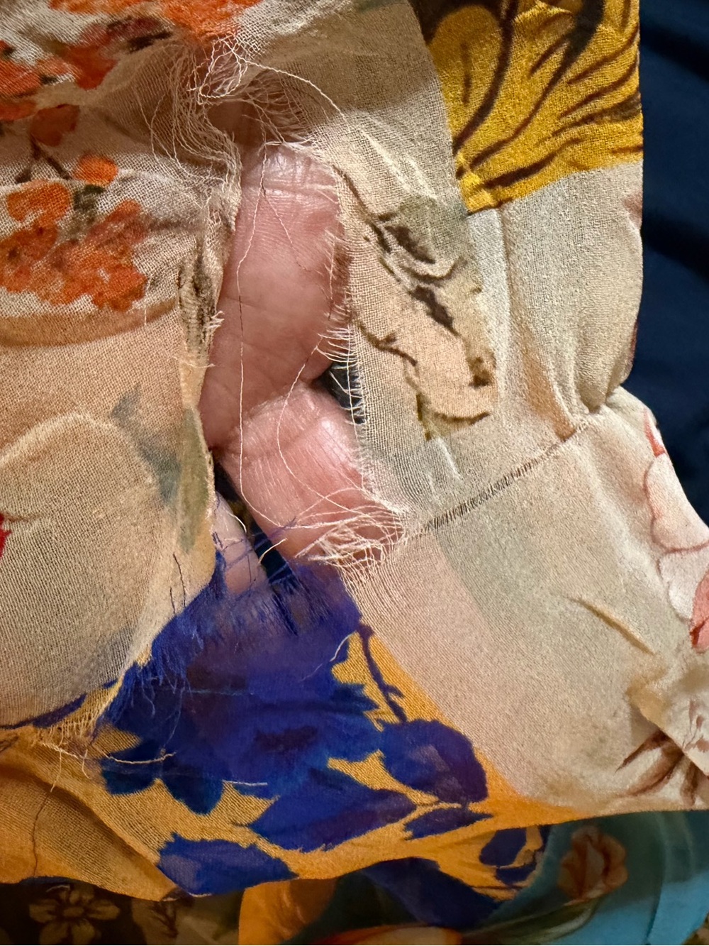 Anthropologie Floral Patchwork Maxi Dress - Picture 6 of 6